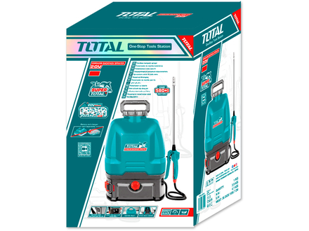 Aku zahradní postřikovač Total TSPLI2016 Postřikovač zahradní AKU, industrial, 20V Li-ion, 2000mAh, bez baterie a nabíječky (2)