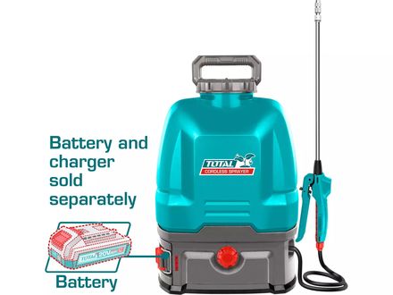 Aku zahradní postřikovač Total TSPLI2016 Postřikovač zahradní AKU, industrial,  20V Li-ion, 2000mAh, bez baterie a nabíječky (1)
