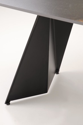 Moderní jídelní stůl s rozkladem Halmar ARMANI stůl rozkládací, černý mramor černý (2p=1szt) (10)