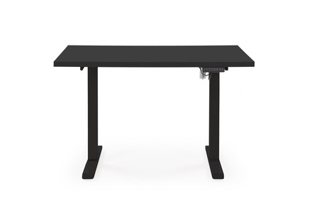 Psací stůl Halmar B54 psací stůl s nastavitelnou výškou, deska - černý, nohy - černý (2 Karton)