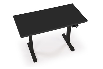 Psací stůl Halmar B54 psací stůl s nastavitelnou výškou, deska - černý, nohy - černý (2 Karton) (4)