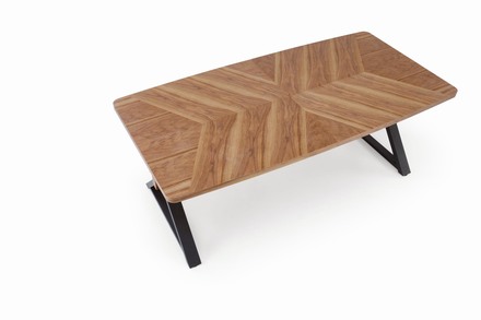 Moderní jídelní stůl Halmar BARON stůl rozkládací, ořech černý (2p=1szt) (5)