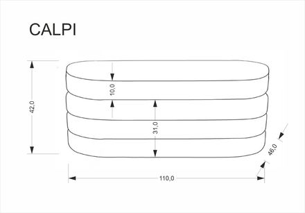 Taburet s úložným prostorem Halmar CALPI taburet s úložným prostorem, popelavá (3)