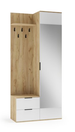 Předsíňová stěna Halmar CORAL předsíňová stěna bílá (3p=1szt)