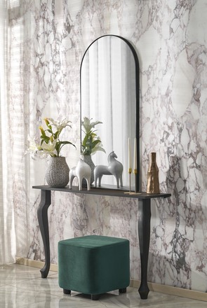 Zrcadlo Halmar CURIO zrcadlo [nástěnné, černý (1p=1szt) (3)