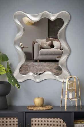 Zrcadlo Halmar DECO zrcadlo [nástěnné, stříbrný antický (1p=1szt) (5)