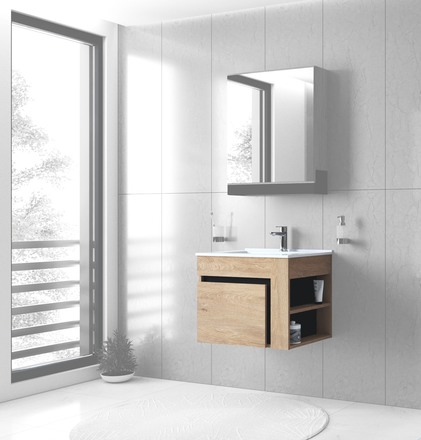 Skříňka pod umyvadlo Halmar DUESA skříňka pod umyvadlo 601S dub zlatý (1p=1szt) (2)