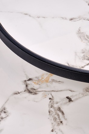 Konferenční stolek Halmar FATIMA sestava konferenčních stolků, bílý mramor černý (1p=1szt) (9)