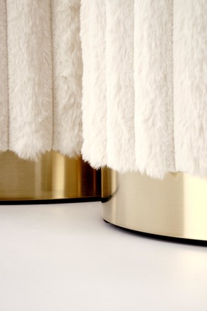 Sestava taburetů Halmar FIDO sestava taburetů, krémový zlatý (1p=1kpl) (5)