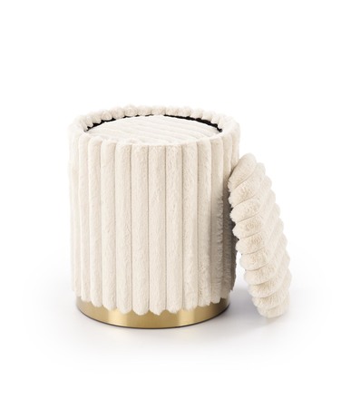 Sestava taburetů Halmar FIDO sestava taburetů, krémový zlatý (1p=1kpl) (2)