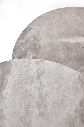 Konferenční stolek Halmar ITAKA sestava konferenčních stolků, popelavá mramor grafit (1p=1szt) (7)