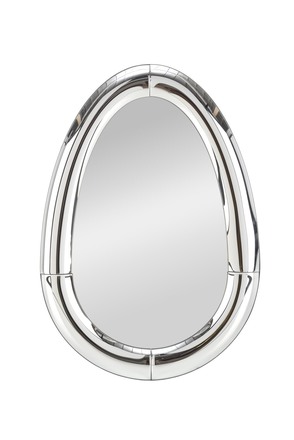 Nástěnné zrcadlo Halmar IVORY zrcadlo závěsné, stříbrné (1p=1szt)