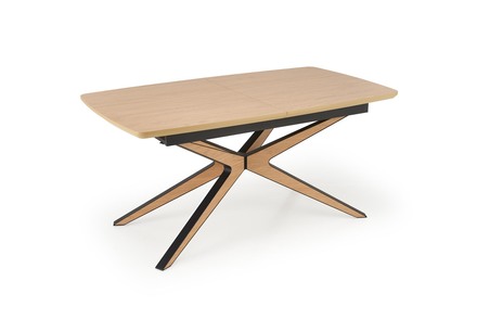 Moderní jídelní stůl s rozkladem Halmar JAMES stůl rozkládací, přírodní černý (2p=1szt) (1)