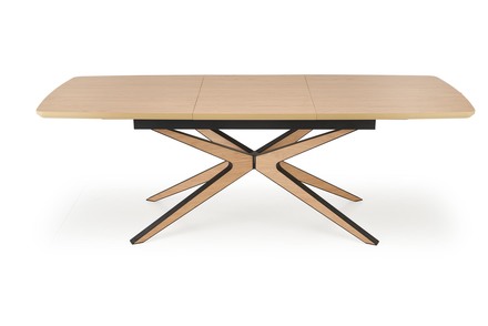 Moderní jídelní stůl s rozkladem Halmar JAMES stůl rozkládací, přírodní černý (2p=1szt) (2)