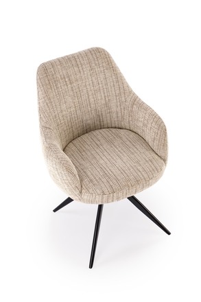 Moderní jídelní židle Halmar K564 židle béžová (1p=1szt) (6)