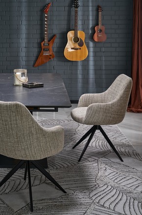 Moderní jídelní židle Halmar K564 židle béžová (1p=1szt) (9)