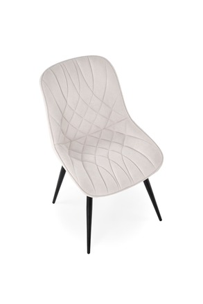 Moderní jídelní židle Halmar K567 židle béžová (1p=4szt) (4)