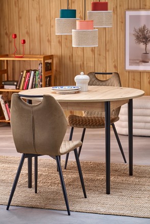 Moderní jídelní židle Halmar K569 židle béžová (1p=4 szt) (4)