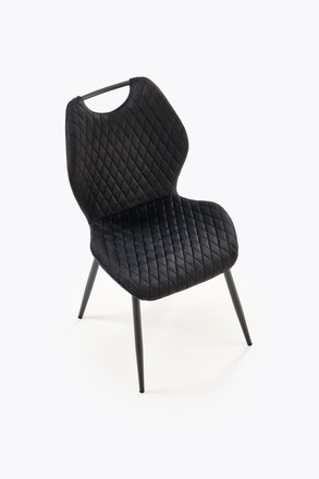 Moderní jídelní židle Halmar K569 židle černá (1p=4 szt) (5)