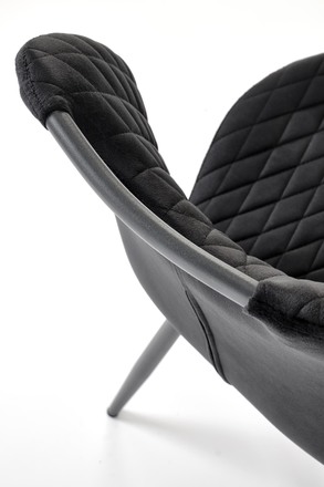 Moderní jídelní židle Halmar K569 židle černá (1p=4 szt) (8)