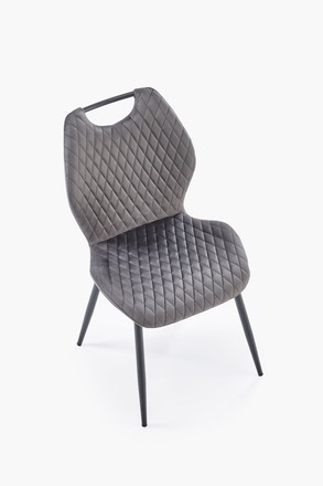 Moderní jídelní židle Halmar K569 židle popelavá (1p=4 szt) (3)