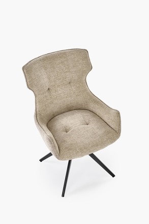 Moderní jídelní židle Halmar K573 židle béžová (1p=2szt) (6)