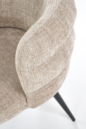 Moderní jídelní židle Halmar K575 židle béžová (1p=2szt) (6)