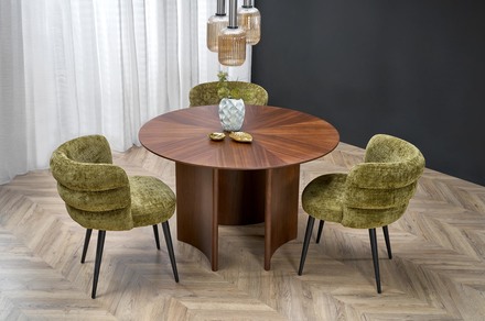 Moderní jídelní židle Halmar K575 židle olivová (3)