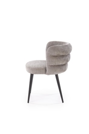 Moderní jídelní židle Halmar K575 židle popelavá (1p=2szt) (2)