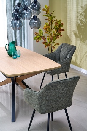 Moderní jídelní židle Halmar K576 židle olivová (9)