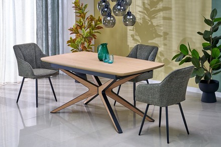 Moderní jídelní židle Halmar K576 židle olivová (8)