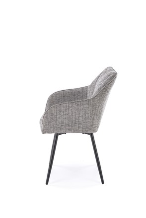 Moderní jídelní židle Halmar K576 židle popelavá (1p=2 szt) (3)