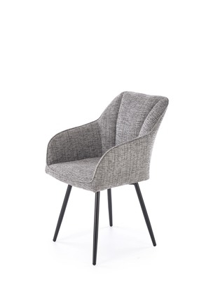 Moderní jídelní židle Halmar K576 židle popelavá (1p=2 szt) (2)