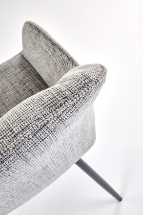 Moderní jídelní židle Halmar K576 židle popelavá (1p=2 szt) (10)