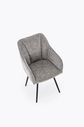 Moderní jídelní židle Halmar K576 židle popelavá (1p=2 szt) (5)
