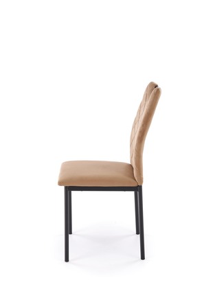 Moderní jídelní židle Halmar K577 židle béžová černá (1p=4szt) (3)