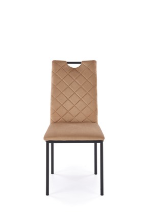 Moderní jídelní židle Halmar K577 židle béžová černá (1p=4szt)