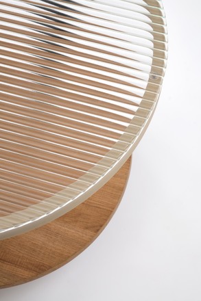 Konferenční stolek Halmar KAMALA konferenční stolek, přírodní černý (1p=1szt) (5)