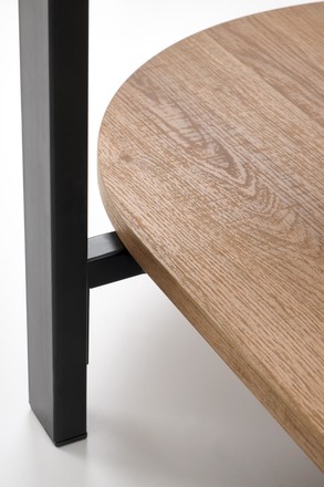 Konferenční stolek Halmar KAMALA konferenční stolek, přírodní černý (1p=1szt) (3)