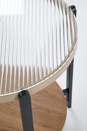 Konferenční stolek Halmar KAMALA S konferenční stolek, přírodní černý (1p=1szt) (1)