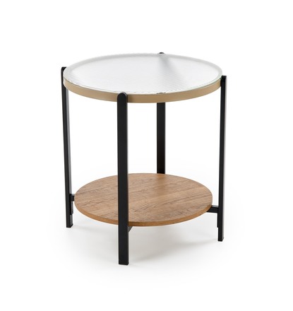 Konferenční stolek Halmar KAMALA S konferenční stolek, přírodní černý (1p=1szt) (2)