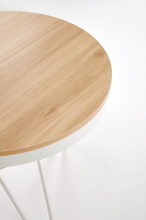 Konferenční stolek Halmar LEILA konferenční stolek, přírodní bílý (1p=1szt) (5)