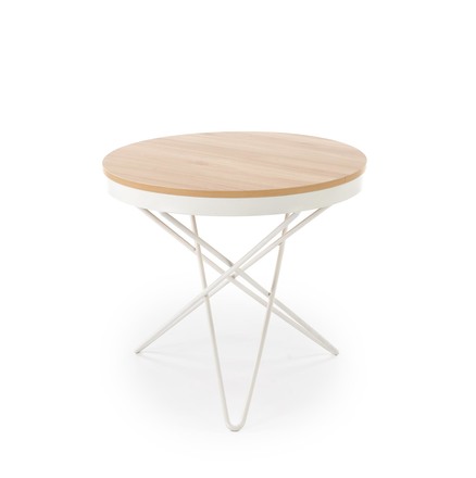 Konferenční stolek Halmar LEILA konferenční stolek, přírodní bílý (1p=1szt) (2)