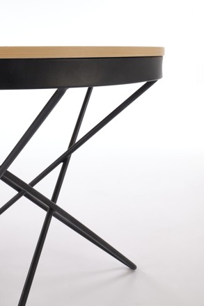 Konferenční stolek Halmar LEILA konferenční stolek, přírodní černý (1p=1szt) (6)