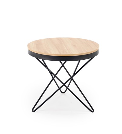 Konferenční stolek Halmar LEILA konferenční stolek, přírodní černý (1p=1szt)