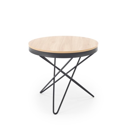 Konferenční stolek Halmar LEILA konferenční stolek, přírodní černý (1p=1szt) (1)