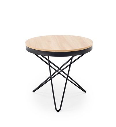 Konferenční stolek Halmar LEILA konferenční stolek, přírodní černý (1p=1szt) (3)