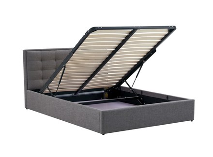 Manželská postel Halmar PADVA 140cm lůžko s úložným prostorem popelavá (2 Karton) (6)