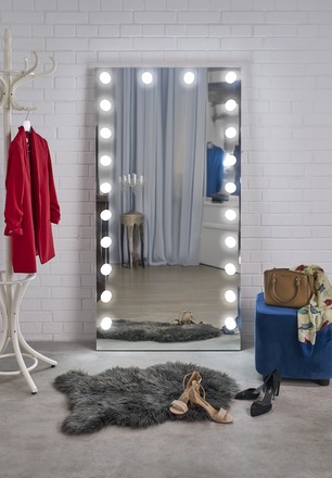 Stojací zrcadlo Halmar PEARL zrcadlo stojící s osvětlením LED (1p=1szt)