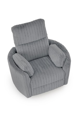 Polohovací křeslo Halmar PEGAS lenoška popelavá (1p=1szt) (6)